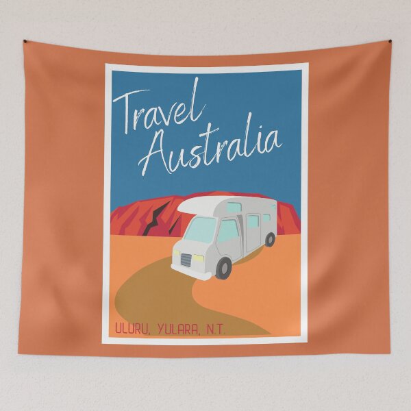 Item preview, Travel Australia , Uluru, Yulara N.T. (Ayers Rock) designed and sold by RhondaLily.