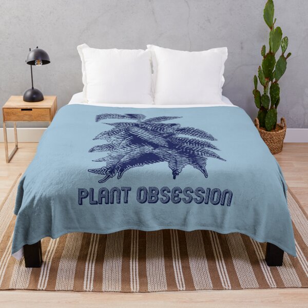 Item preview, Plant Obsessed | Navy Blue Artwork | designed and sold by VintagePlantJoy.