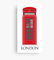 London Telephone Box Canvas Print