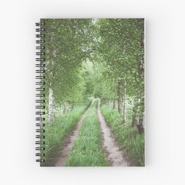 Item preview, Alley of green birches designed and sold by Lukasz Szczepanski.