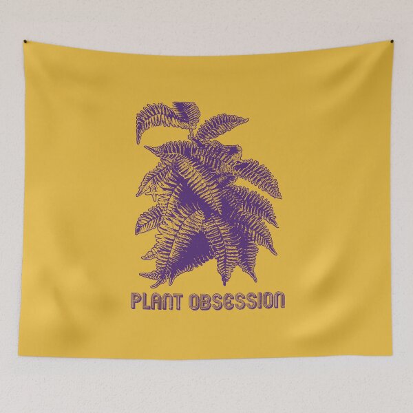 Item preview, Plant Obsessed | Purple Artwork | designed and sold by VintagePlantJoy.