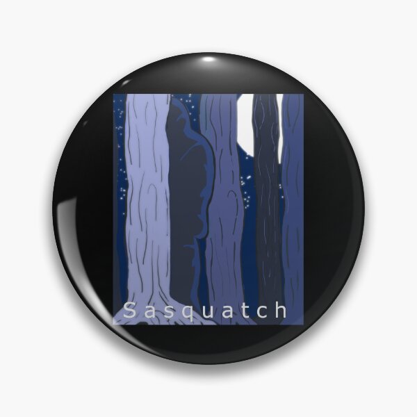 Artikelvorschau, Sasquatch Bigfoot Hides in the Trees of the Forest entworfen und verkauft von DMcK Designs.