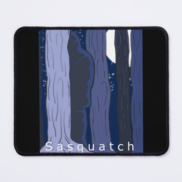 Item preview, Sasquatch Bigfoot Hides in the Trees of the Forest  designed and sold by DMcK Designs.