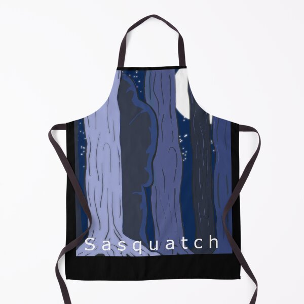 Item preview, Sasquatch Bigfoot Hides in the Trees of the Forest designed and sold by DMcK Designs.