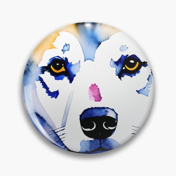 Artikelvorschau, Adorable Canine Companion: Stunning Watercolor Dog Portrait entworfen und verkauft von DavesDogShop.