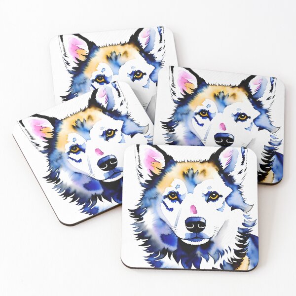 Artikelvorschau, Adorable Canine Companion: Stunning Watercolor Dog Portrait entworfen und verkauft von DavesDogShop.