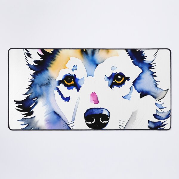 Artikelvorschau, Adorable Canine Companion: Stunning Watercolor Dog Portrait entworfen und verkauft von DavesDogShop.