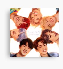 OT7 Love Yourself | Love Myself Canvas Print