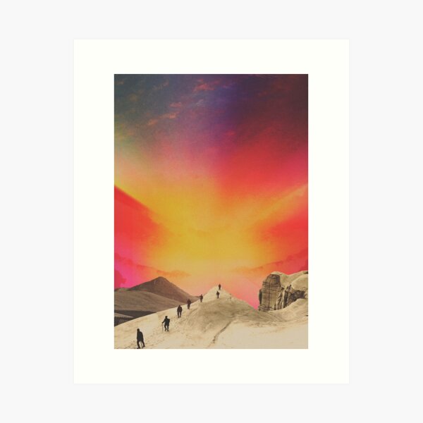 The Hike Art Print