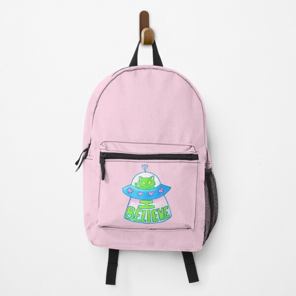 Item preview, "I Believe" Alien UFO Cat designed and sold by janikiu.