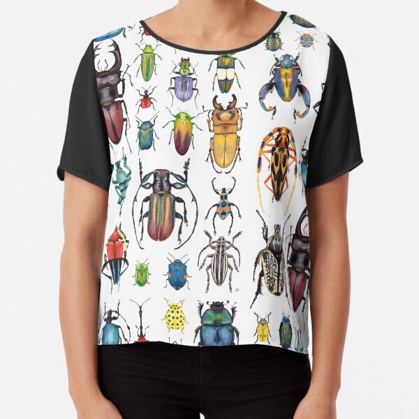 Beetle Collection Chiffon Top