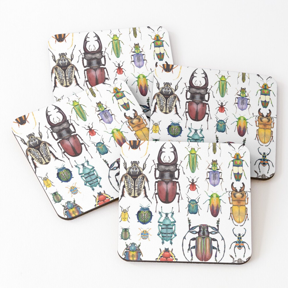 Item preview, Coasters (Set of 4) designed and sold by KellyJadeART.