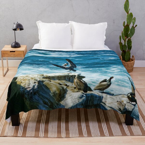 Item preview, La Jolla California Pelican Landing designed and sold by Georgia Mizuleva.