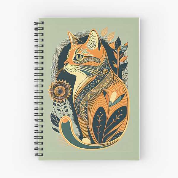 Artikelvorschau, Boho Katze 3 abstrakte Kunstdruck Malerei Wanddekoration entworfen und verkauft von winterkitty88.