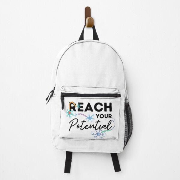 Item preview, Reach Your Potential Neurons Inspirational Nerd blk text designed and sold by FlakeyBiscuit3.
