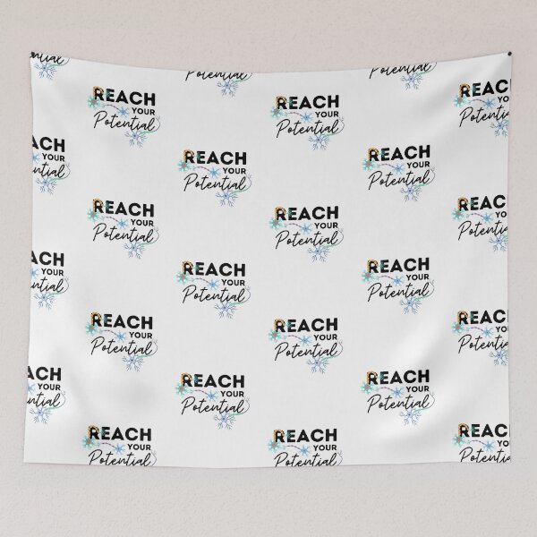 Item preview, Reach Your Potential Neurons Inspirational Nerd blk text designed and sold by FlakeyBiscuit3.