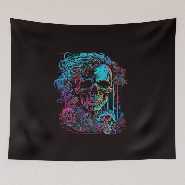 Item preview, Synthwave Skull designed and sold by NATHAN ZEHNER.