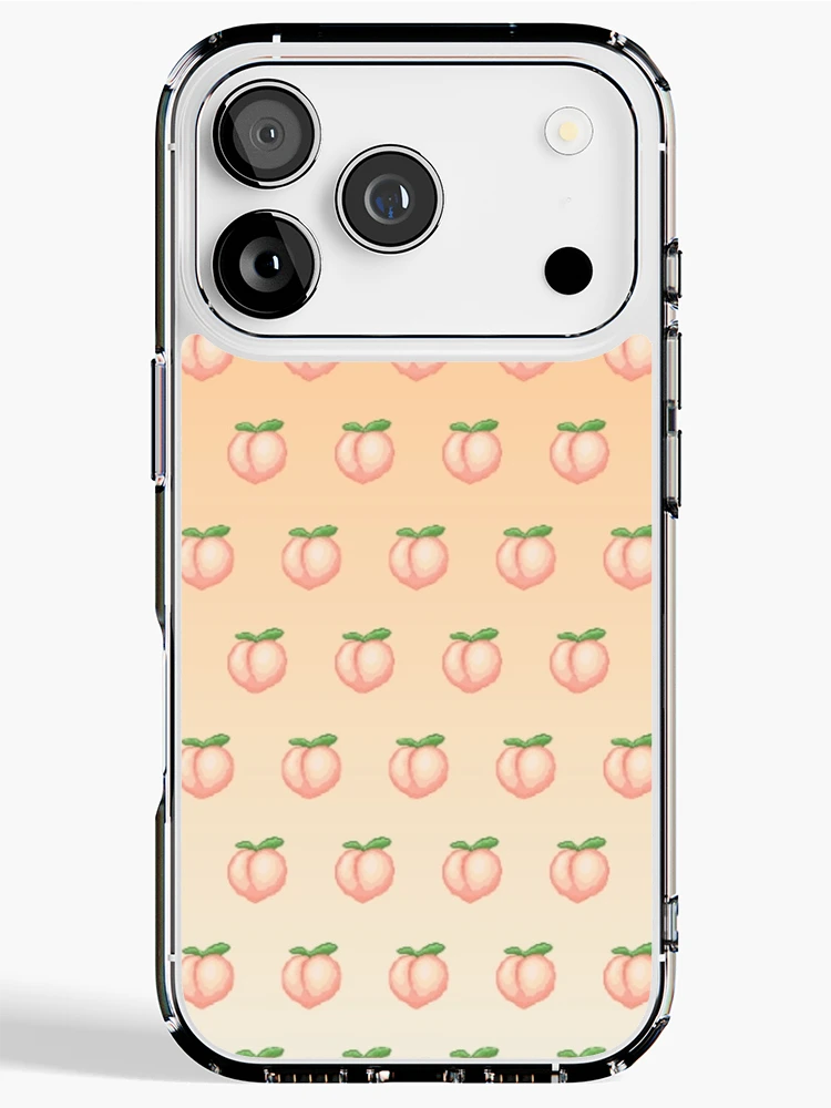 Thumbnail 1 of 5, iPhone Case, peach pattern designed and sold by UnderStore.