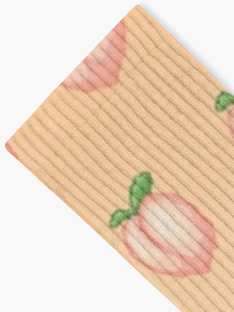 Thumbnail 2 of 5, Socks, peach pattern designed and sold by UnderStore.