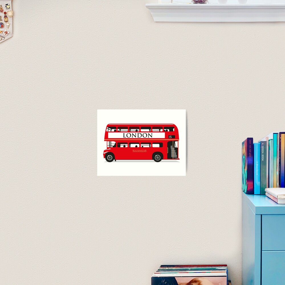 "London Bus" Art Print by wiscan Redbubble