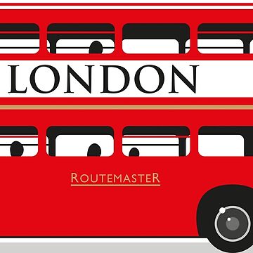 Artwork thumbnail, London Bus by Wisdom Art Prints