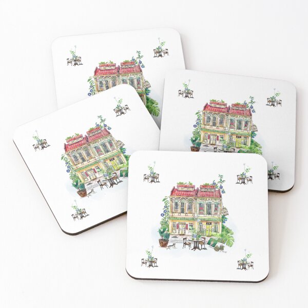 Item preview, Quintessential Shophouses along Koon Seng Road, Singapore designed and sold by GlimpsesOfEden.