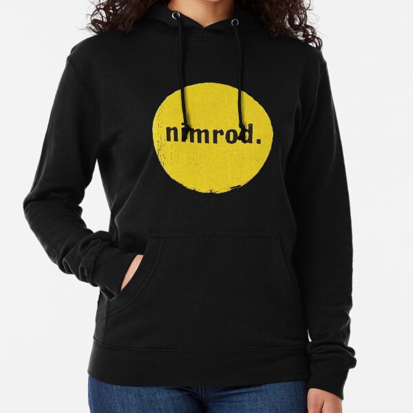 Nimrod black background Lightweight Hoodie