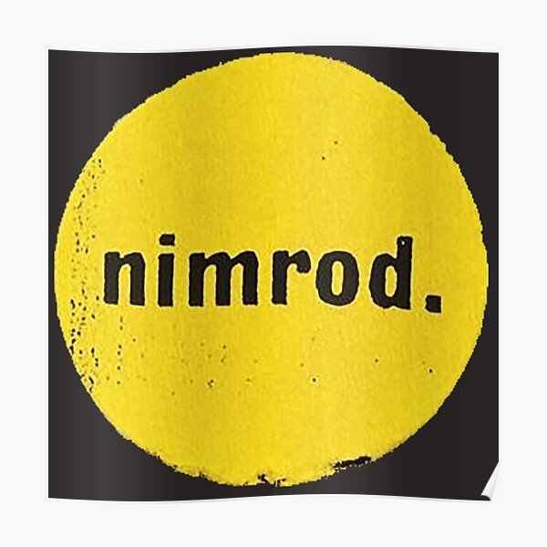Nimrod fondo negro Póster