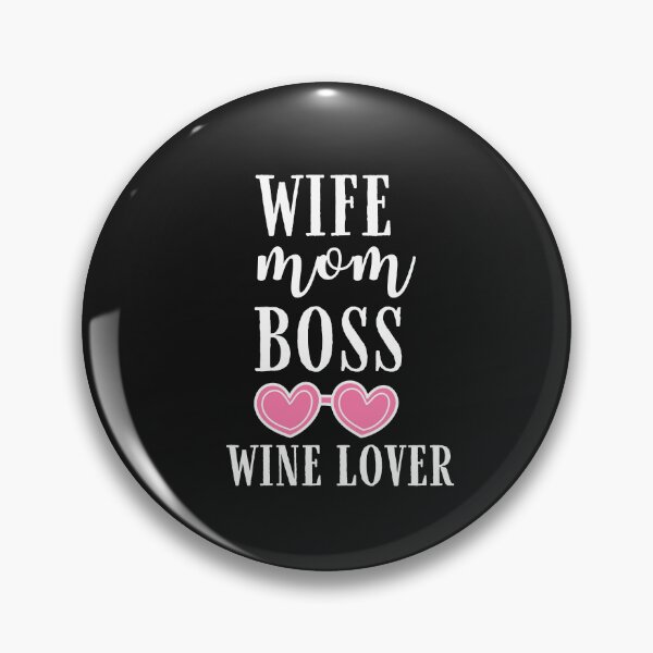Item preview, Wife mom boss wine lover Quote, Wine Lover Gift, Wine Drinker, Typography Quote, Alcohol Quotes designed and sold by thedazzlingmonk.