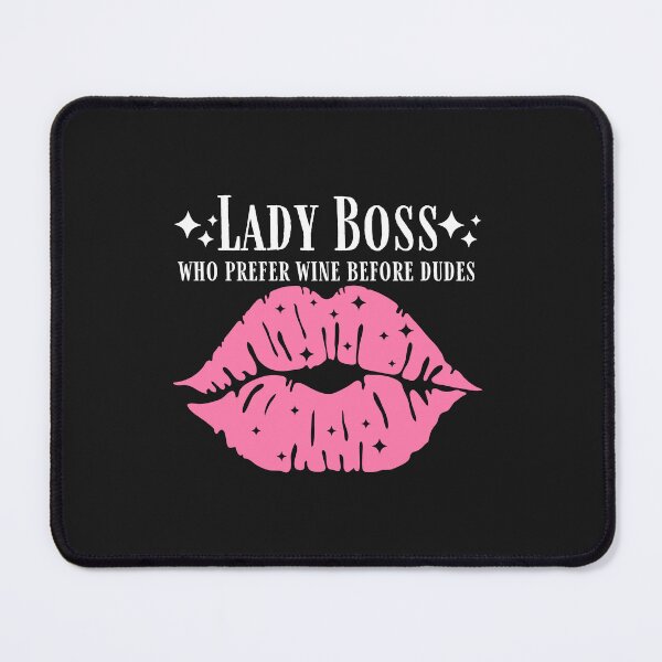 Item preview, Lady boss who prefer wine before dudes Quote, Wine Lover Gift, Wine Drinker, Typography Quote, Alcohol Quotes designed and sold by thedazzlingmonk.