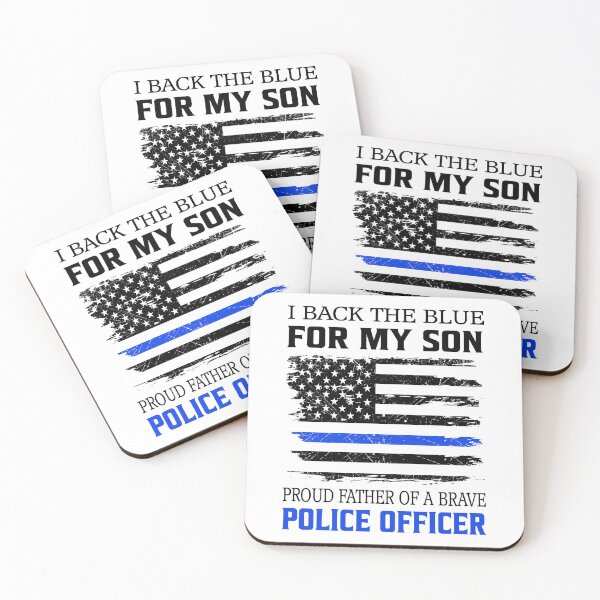 Item preview, Police Officer I Back The Blue For My Son designed and sold by UnknownArtistt.