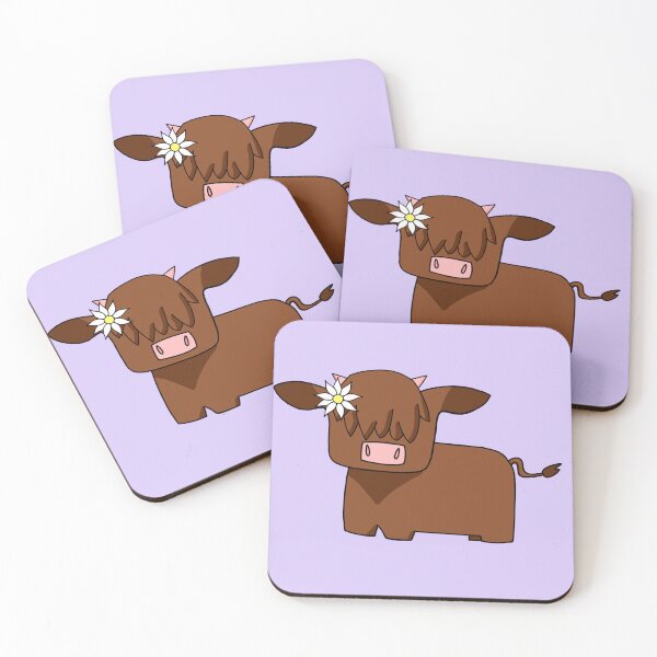 Item preview, Cute Brown Highland Cow Daisy designed and sold by Farmlife13.