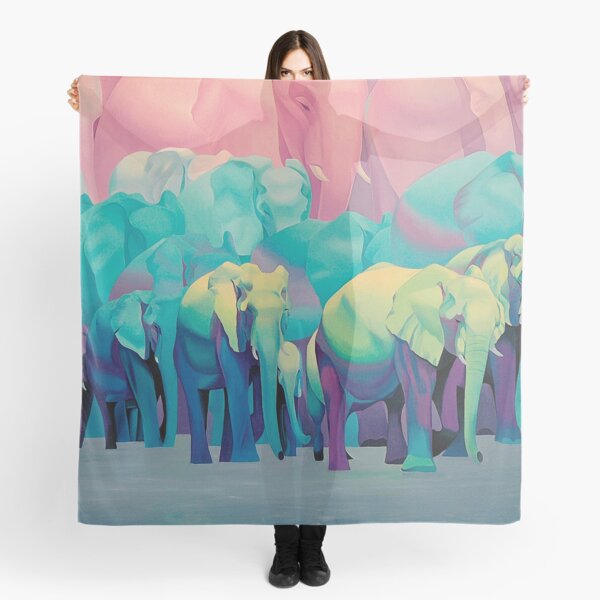 "Best Wishes 1"( original is in private collection ) Scarf