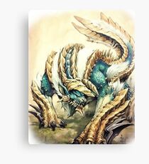 Monster Hunter - Zinogre, Roaring Thunder Canvas Print
