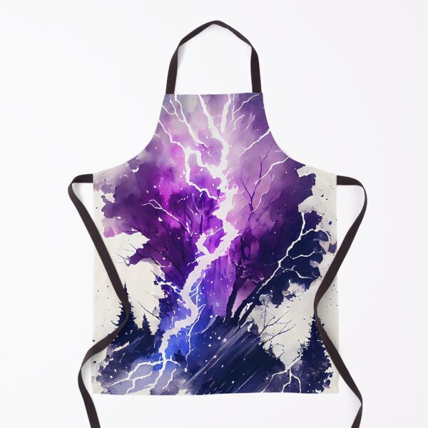 Item preview, Watercolor THUNDER in purple designed and sold by Frollein S Berlin.