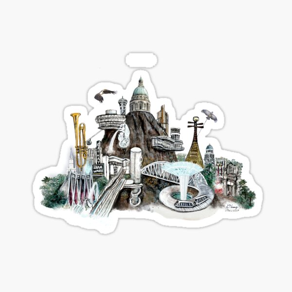 Tribute to Singapore's Past & Present Playgrounds Sticker