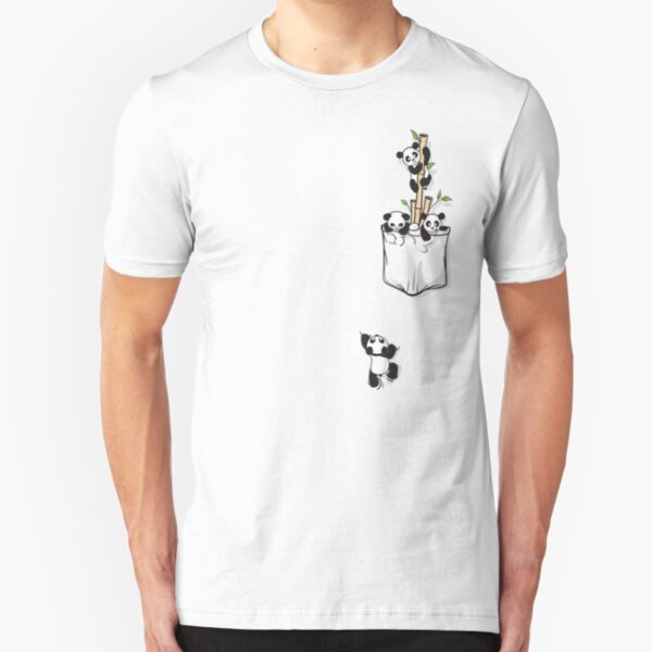 POCKET PANDAS Slim Fit T-Shirt