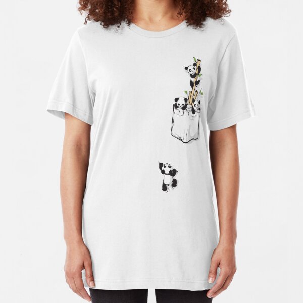 POCKET PANDAS Slim Fit T-Shirt