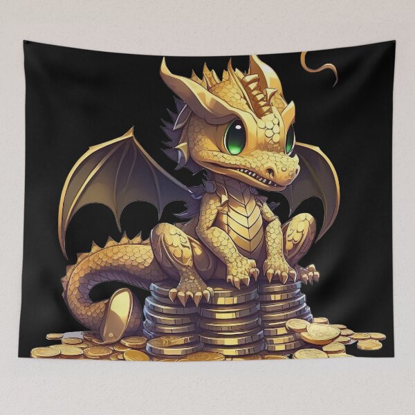 Item preview, Gold Dragon D&D RPG Fantasy TTRPG designed and sold by WodenButikk.