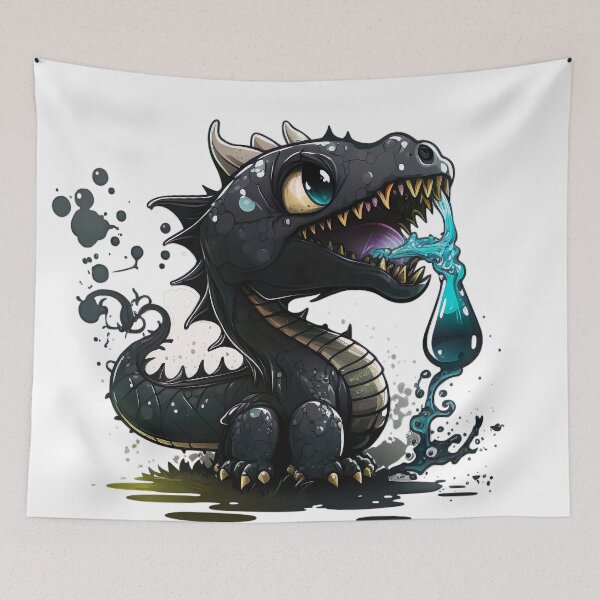 Item preview, Black Dragon D&D RPG Fantasy TTRPG designed and sold by WodenButikk.