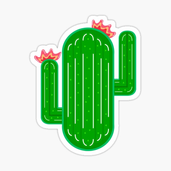 Cactus Pool Float Sticker