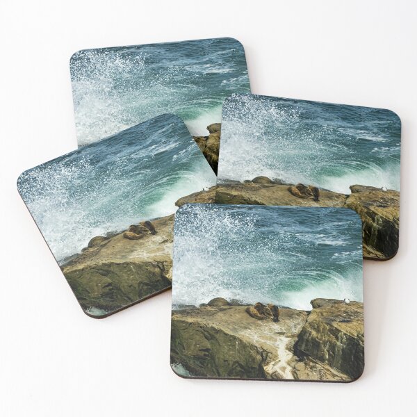 Item preview, La Jolla California Mini Seal Rookery designed and sold by Georgia Mizuleva.