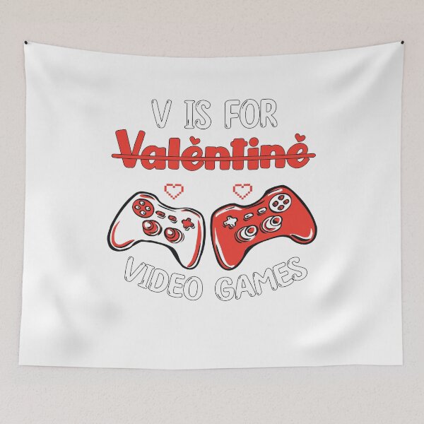 Item preview, V is for Video Games designed and sold by jie lin.