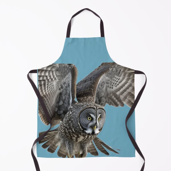 Item preview, Beautiful Flying Great Grey Owl designed and sold by PharaohofSedona.