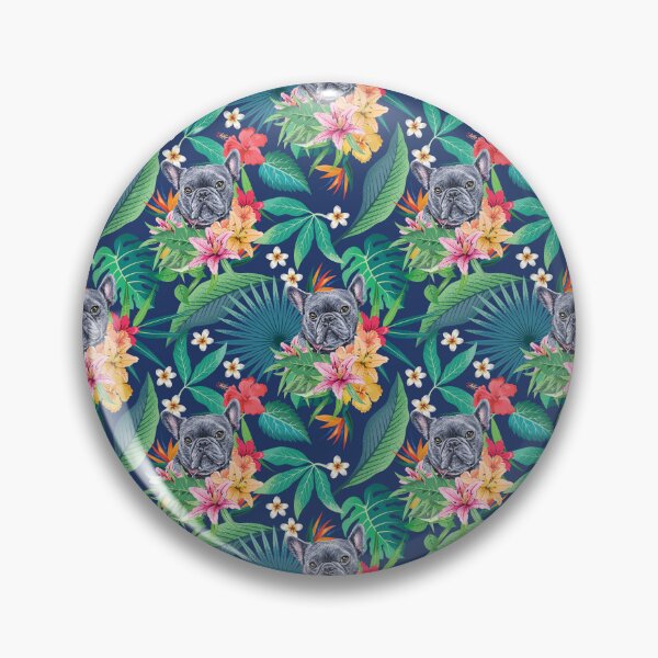 Item preview, Tropical Blue Frenchie French Bulldog designed and sold by lulupetart.