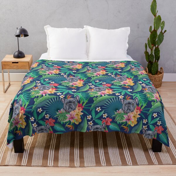 Item preview, Tropical Blue Frenchie French Bulldog designed and sold by lulupetart.