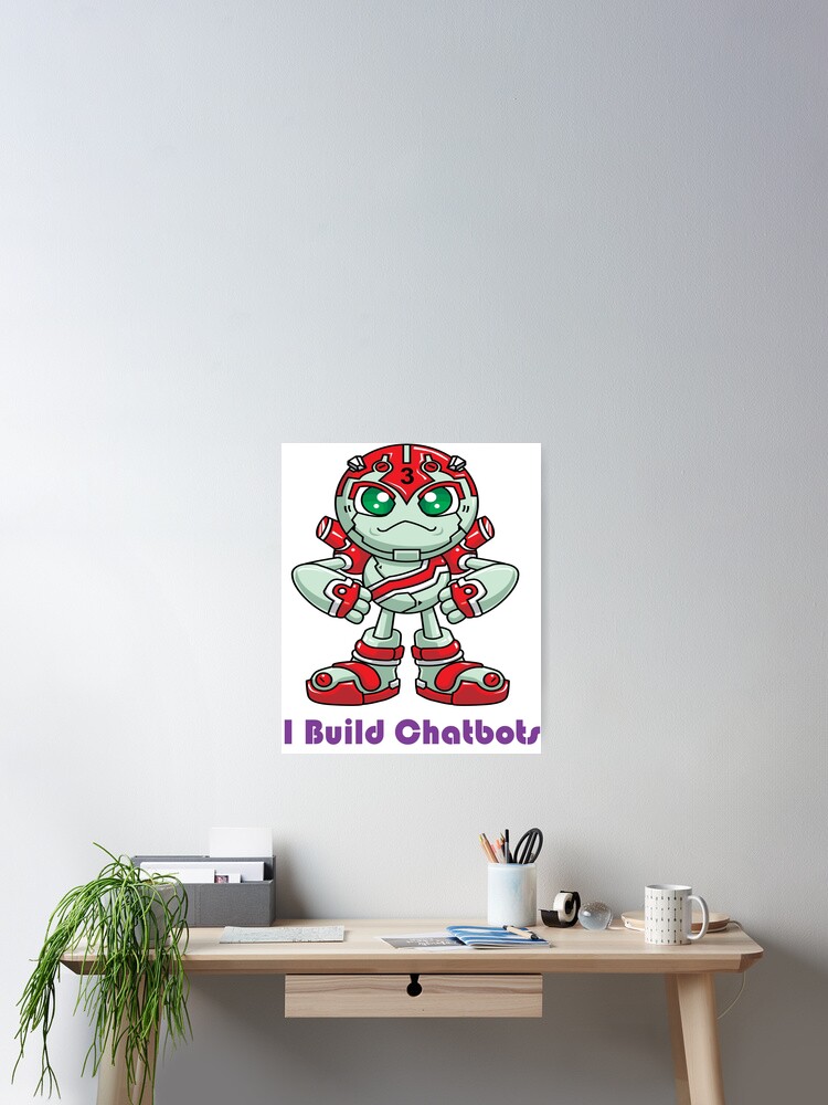 Thumbnail 2 of 3, Poster, I Build Chatbots designed and sold by ProjectX23.