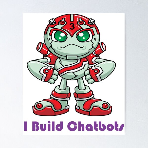 Item preview, I Build Chatbots designed and sold by ProjectX23.