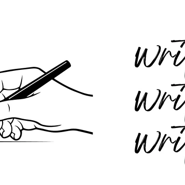 Artwork thumbnail, Write Write Write by DesigningSimple