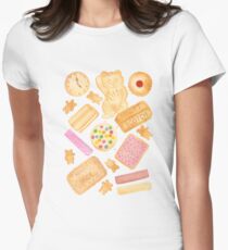 Biscuits In Bed Women's Fitted T-Shirt